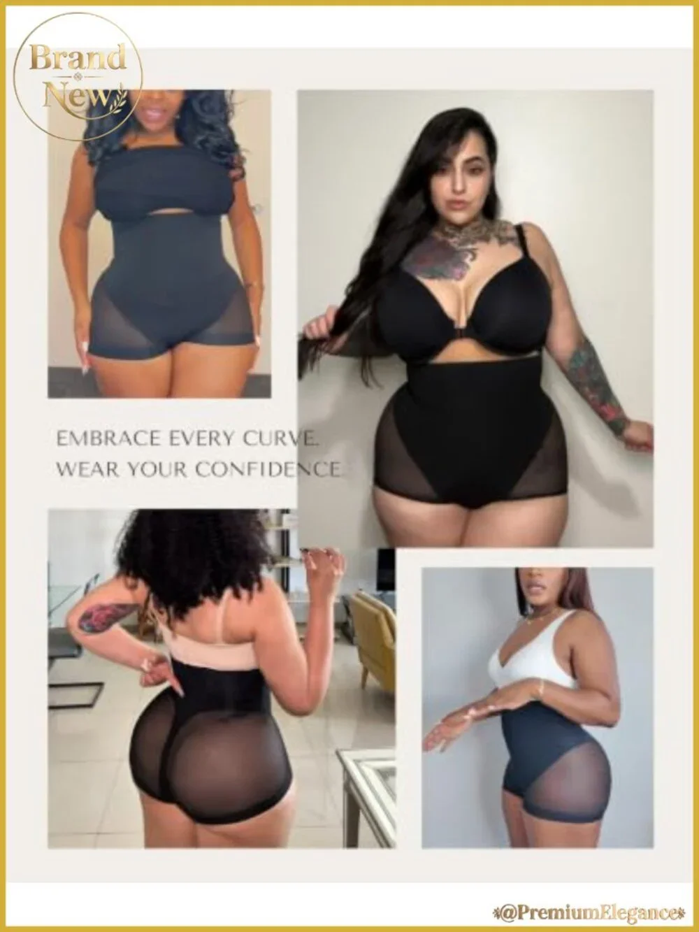 High Waist Tummy Control Slips Shapewear Panties Under Dress